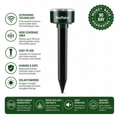 PestPatrol™ GroundGuard - Protect Your Lawn & Garden From Burrowing Pests