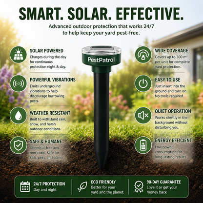 PestPatrol™ GroundGuard - Protect Your Lawn & Garden From Burrowing Pests
